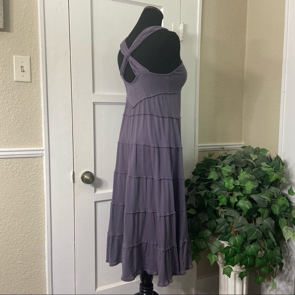 Free People Beach Free People Tiered Macrame Sun Dress - Picture 6 of 12